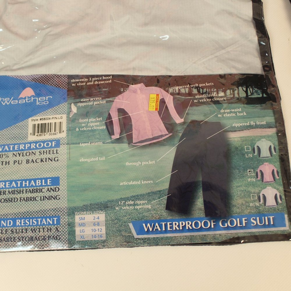 The Weather Co. 2 pc. Waterproof Golf Suit